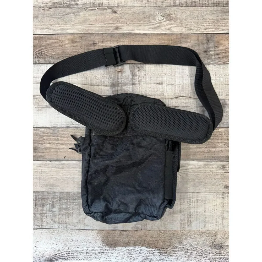 Victorinox Swiss Army Nylon Shoulder Bag Black Utility Outdoor Camping Fishing